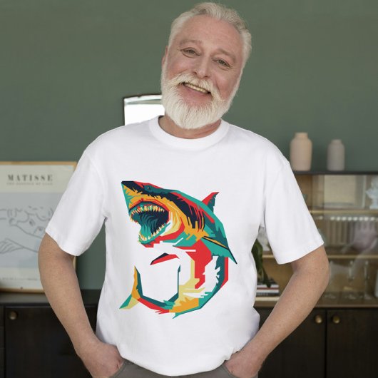 Apex Predator Pop Art Shark T-shirt