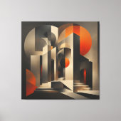 Apex-structuren Canvas Afdruk (Voorkant)