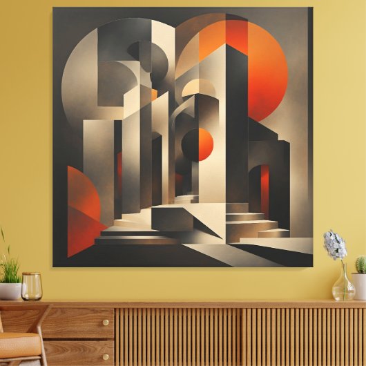 Apex Structures Canvas Afdruk (Insitu (Woonkamer))