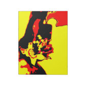 Apfelblüte - Apple blossom y/b/r Notitieblok (Linkerzijde)