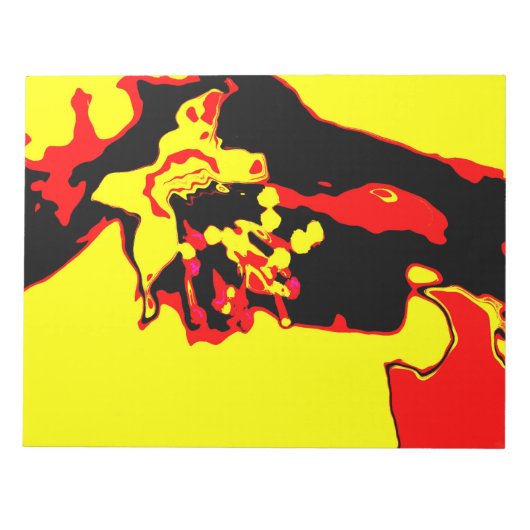 Apfelblüte - Apple blossom y/b/r Notitieblok (Voorkant)