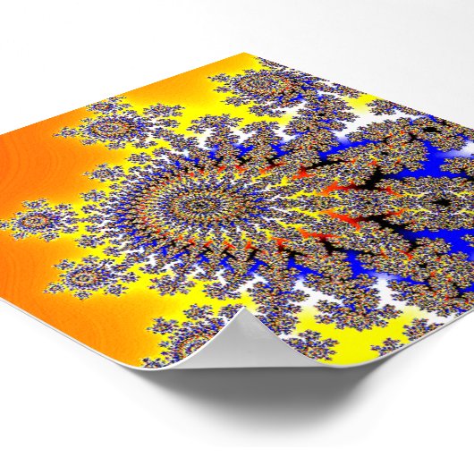 Apfelmännchen Mandelbrot set Poster (Hoek)