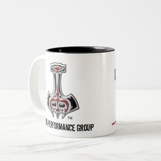 APG KoffieMok Tweekleurige Koffiemok (Voorkant links)