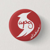 APG Studios Logo Ronde Button (Voorkant)