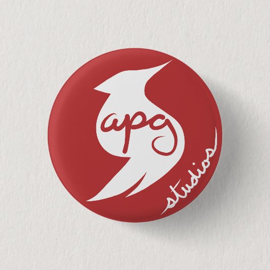 APG Studios Logo Ronde Button (Voorkant)