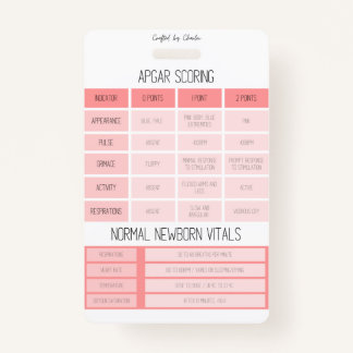 APGAR en NRP Nurse Badge