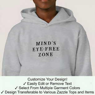 Aphantasia Geestesoog Vrije Zone Lettertype Zwart