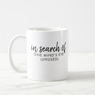 Aphantasia Grappige Quote Geestesoog Lettertype Zw Koffiemok