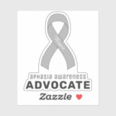 Aphasia Awareness Advocate Vinyl Sticker (Vel)