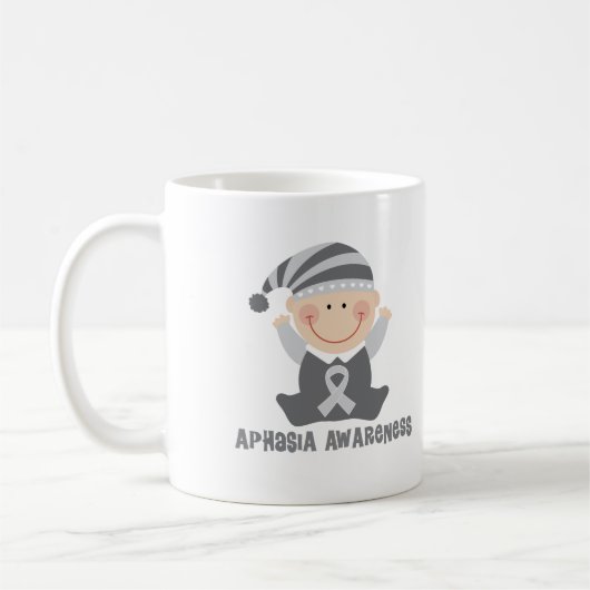 Aphasia Awareness Cute Support Mok (Links)