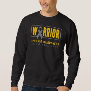 Aphasia Awareness Gray Ribbon Aphasia Warrior Trui