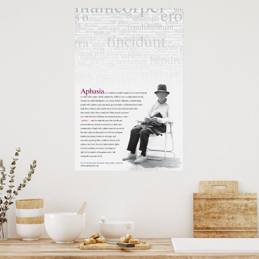 Aphasia Poster (Keuken)