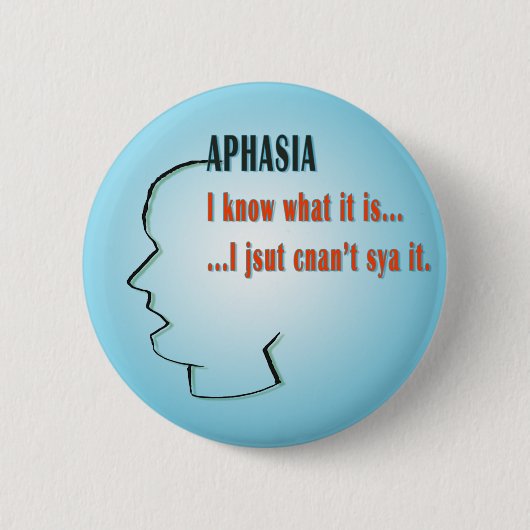 Aphasia Ronde Button 5,7 Cm (Voorkant)