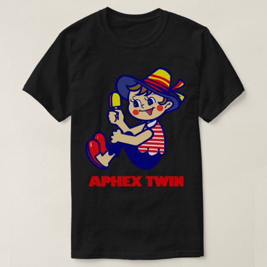 Aphex Twin Retro ventilator ontwerp T-shirt (Design voorkant)