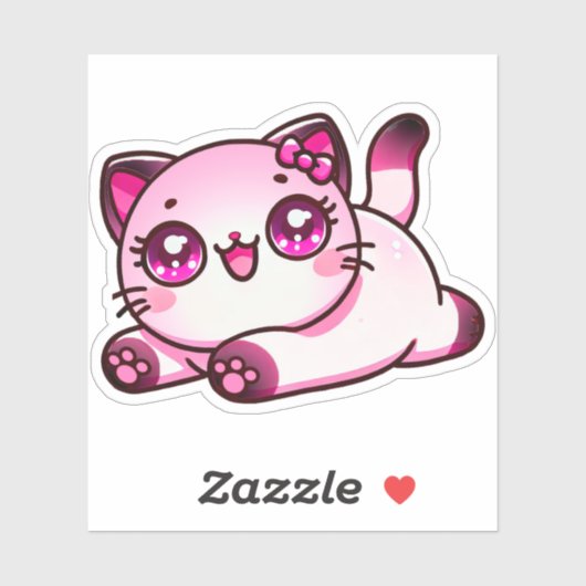 Aphmau, Kawaii Chan, Meemeows, Schattigee kat, Sti Sticker (Vel)