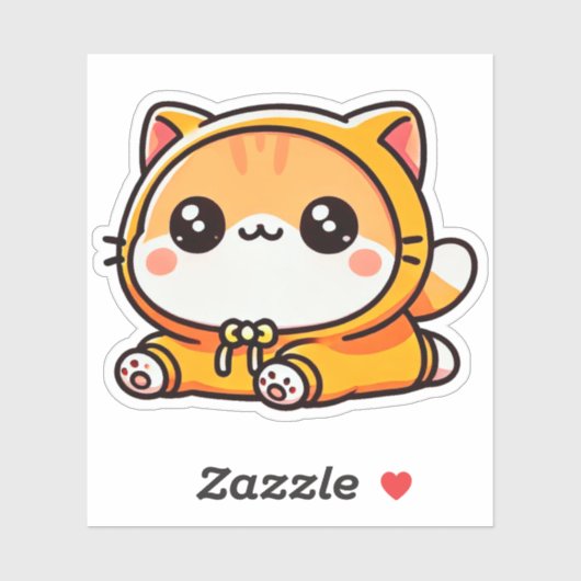 Aphmau, Noi, Meemeows, Schattigee kat, koekje, Sti Sticker (Vel)