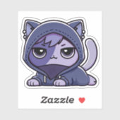 Aphmau, Zane, Meemeows, Schattigee kat, Gothic, St Sticker (Vel)