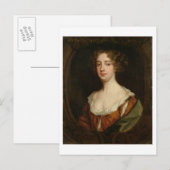 Aphra Behn (1640-89) (olie op doek) Briefkaart (Voorkant / Achterkant)