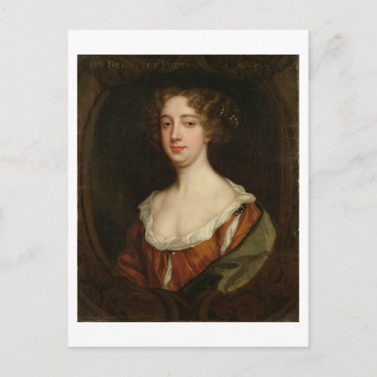 Aphra Behn (1640-89) (olie op doek) Briefkaart (Voorkant)