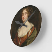 Aphra Behn (1640-89) (olie op doek) Ronde Klok (Hoek)