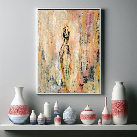 Aphrodite, Abstracte beeldende kunst Poster