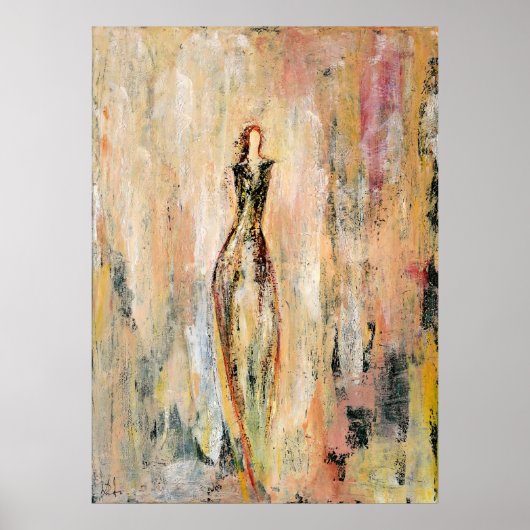 Aphrodite, Abstracte beeldende kunst Poster (Voorkant)