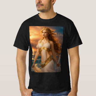 Aphrodite: De stralende godin van liefde en schoon T-shirt