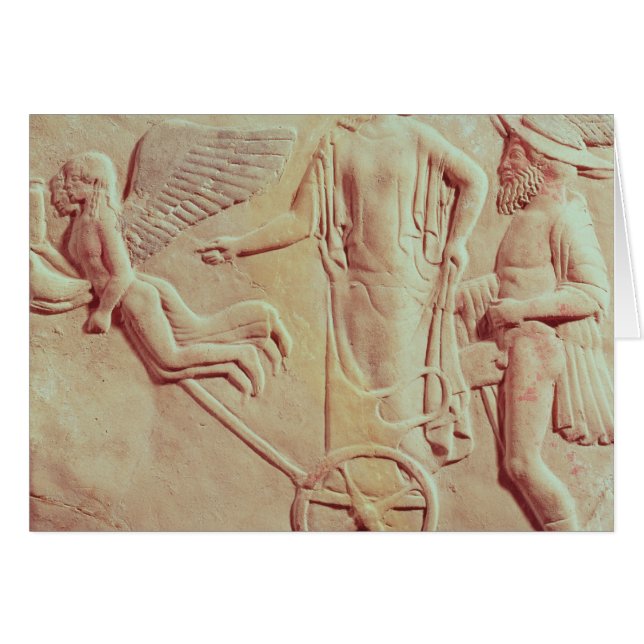 Aphrodite en Hermes die op een chariot rijden (Voorkant Horizontaal)