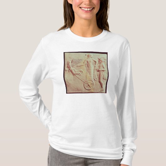Aphrodite en Hermes die op een chariot rijden T-shirt (Voorkant)