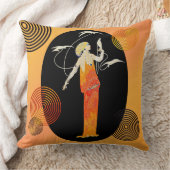 Aphrodite (ERTE) Deco Style Kussen (Deken)