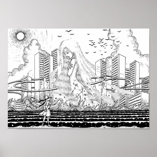 Aphrodite geboren in de stad. poster (Voorkant)
