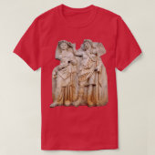 Aphrodite gekroond door Andreia Sebastion Relief C T-shirt (Design voorkant)