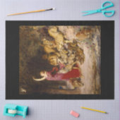 Aphrodite Girl & Animals Decoupage Paper Tissuepapier (Craft)