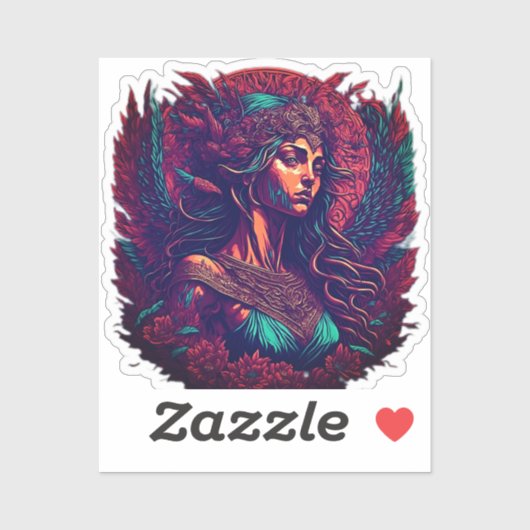 Aphrodite - Godin of Love Sticker (Vel)