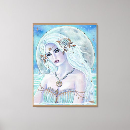 Aphrodite godin van liefde door Renee Lavoie Canvas Afdruk (Voorkant)