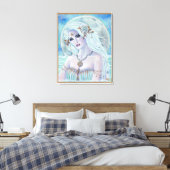 Aphrodite godin van liefde door Renee Lavoie Canvas Afdruk (Insitu (Slaapkamer))