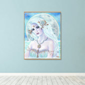 Aphrodite godin van liefde door Renee Lavoie Canvas Afdruk (Insitu (Houten vloer))