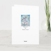 Aphrodite godin van liefde door Renee Lavoie Kaart (Achterkant)