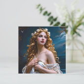 Aphrodite: Godin van Liefde en Licht Kaart (Staand voorkant)