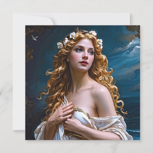 Aphrodite: Godin van Liefde en Licht Kaart (Voorkant)