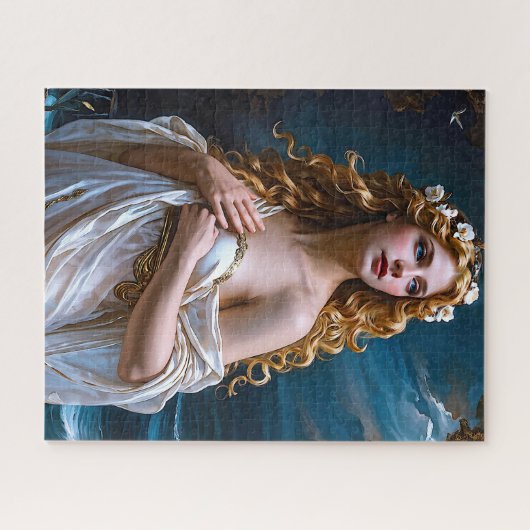 Aphrodite: Godin van Liefde en Licht Legpuzzel (Horizontaal)