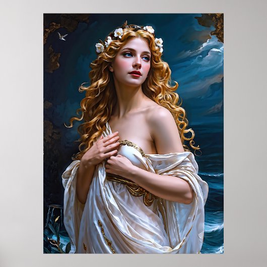 Aphrodite: Godin van Liefde en Licht Poster (Voorkant)