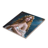 Aphrodite: Godin van Liefde en Licht Tegeltje (Zijkant)