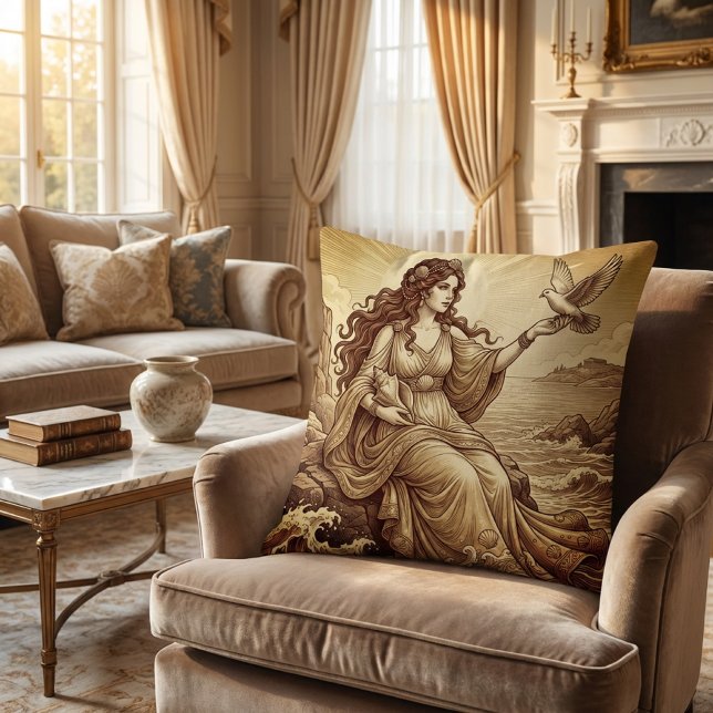 Aphrodite Griekse Godin Kussen (Creator heeft geüpload)