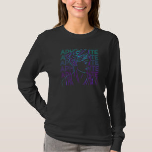 Aphrodite Griekse Godin Van Liefde Schoonheid Retr T-shirt