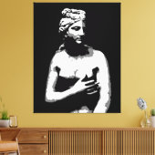 Aphrodite: Griekse mythologie verdacht Canvas Afdruk (Insitu (Woonkamer))