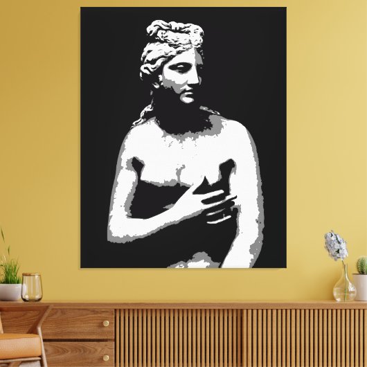 Aphrodite: Griekse mythologie verdacht Canvas Afdruk (Insitu (Woonkamer))