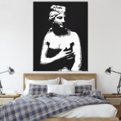 Aphrodite: Griekse mythologie verdacht Canvas Afdruk (Insitu (Slaapkamer))