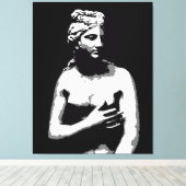 Aphrodite: Griekse mythologie verdacht Canvas Afdruk (Insitu (Houten vloer))
