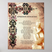 APHRODITE-INVOCATIE POSTER (Voorkant)
